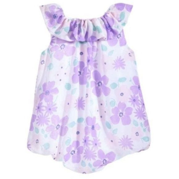 First Impressions Floral-Print Babe Girl Romper 18M - Picture 7 of 7